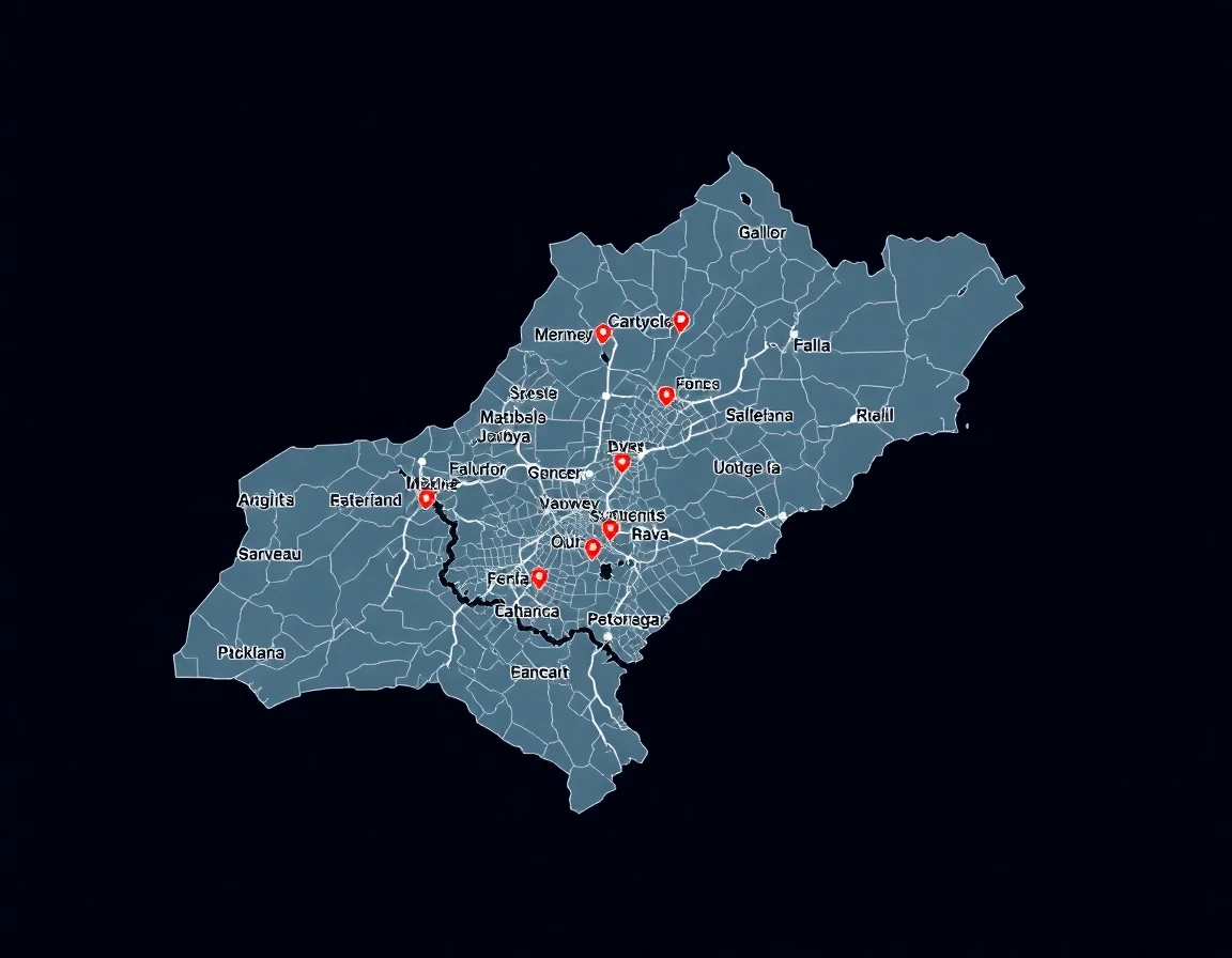 Plumbing Service Areas Map